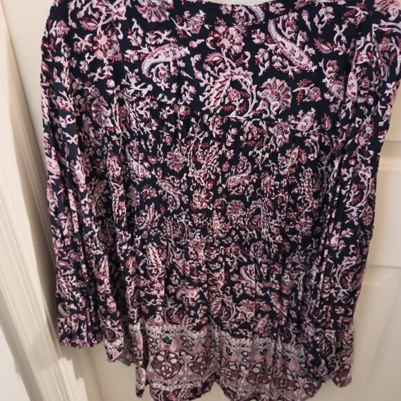 Knox Rose women's XXL floral blouse - Picture 2 of 3